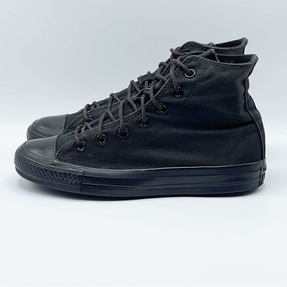 Converse All Star Chuck Taylor black on black high too sneakers - Kids 5 - Picture 7 of 11